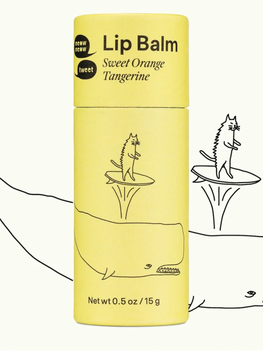 Natural Nontoxic Lip Balm Sweet Orange Tangerine NWT